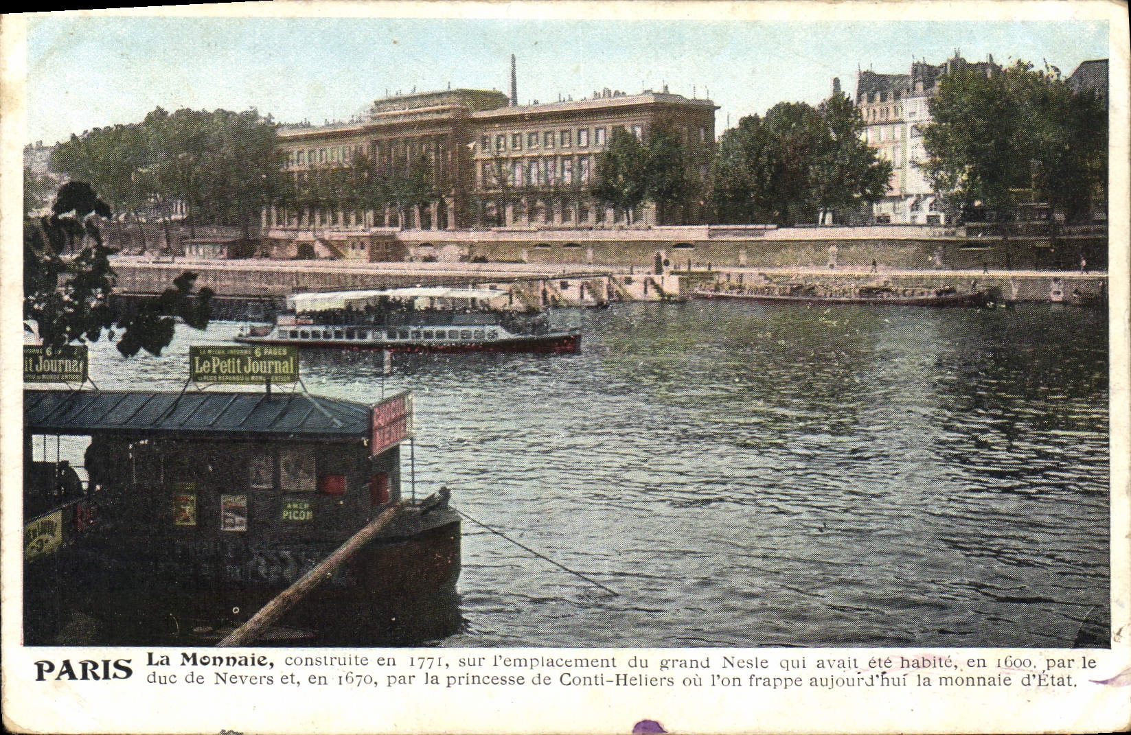 CPA Paris La Monnaie construite en 1771 sur l'emplasement du grand Nesle 
