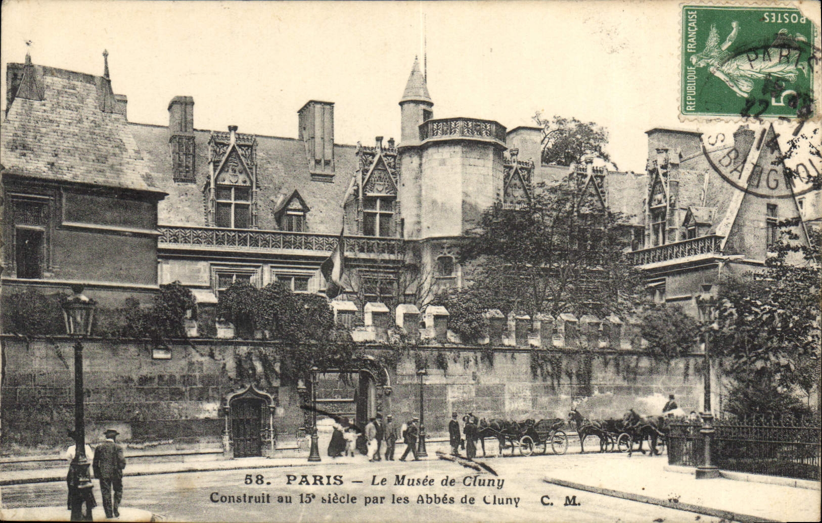 CPA Paris Le Musee de Cluny 