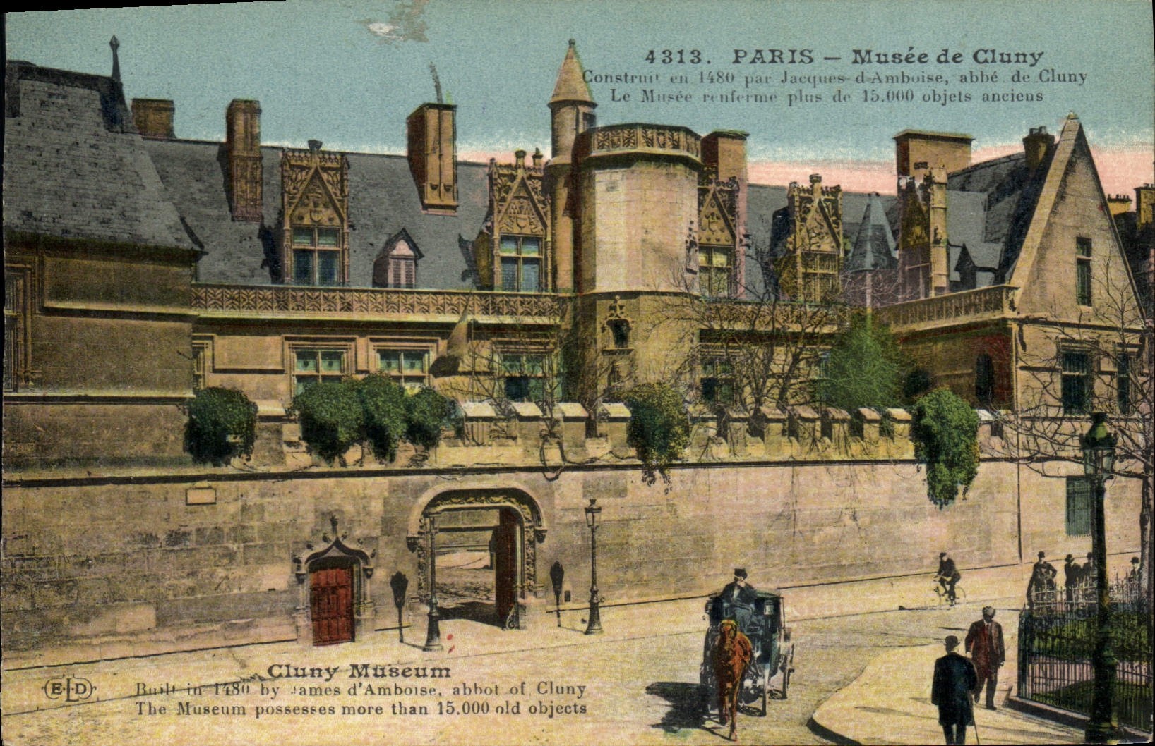 CPA Paris Musee de Cluny 