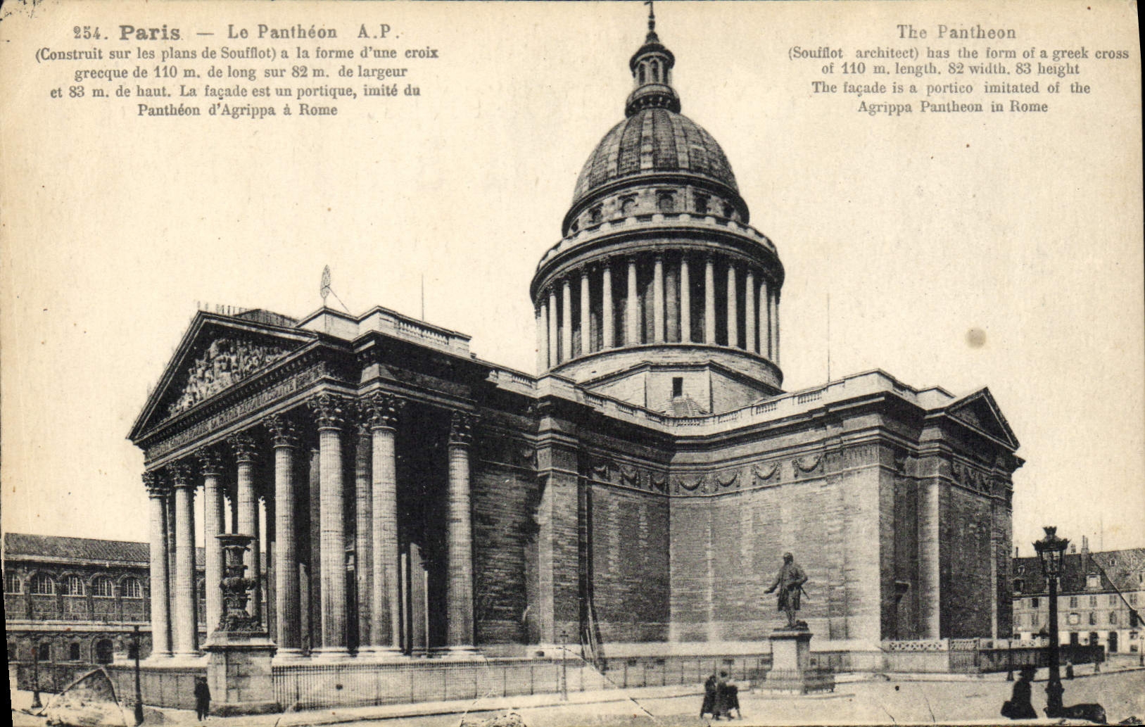CPA Paris le Pantheon 