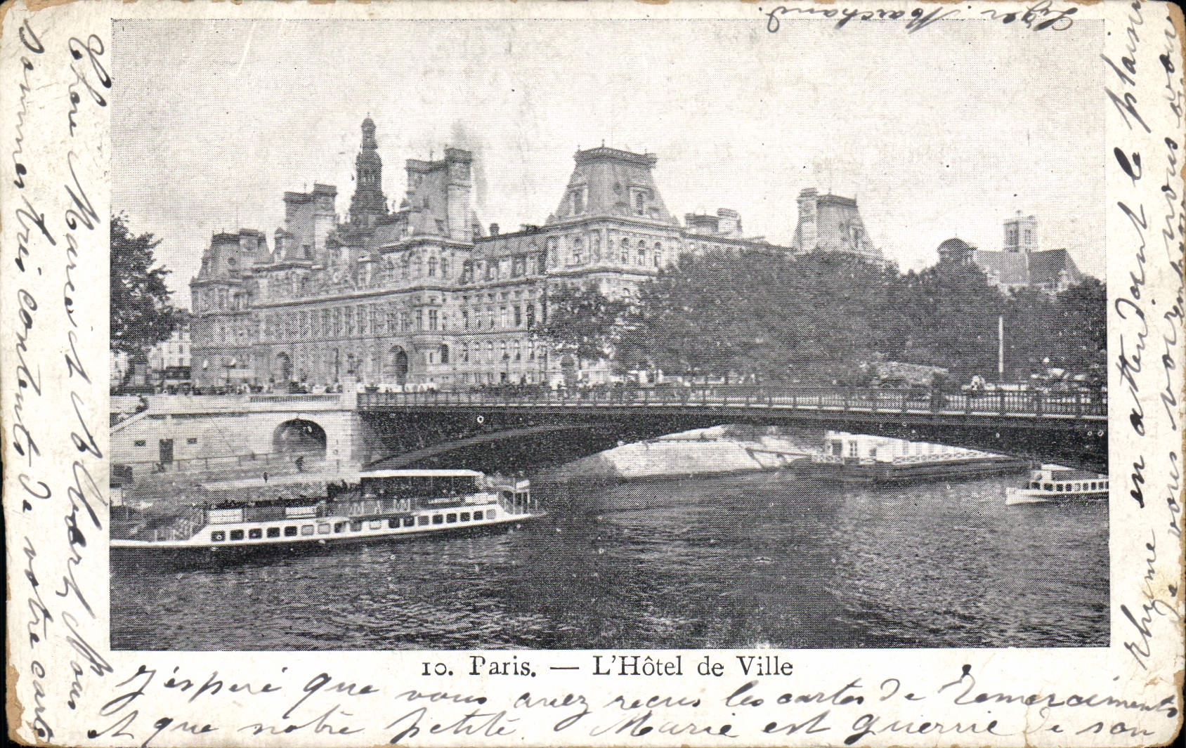 CPA Paris L'Hotel de Ville 