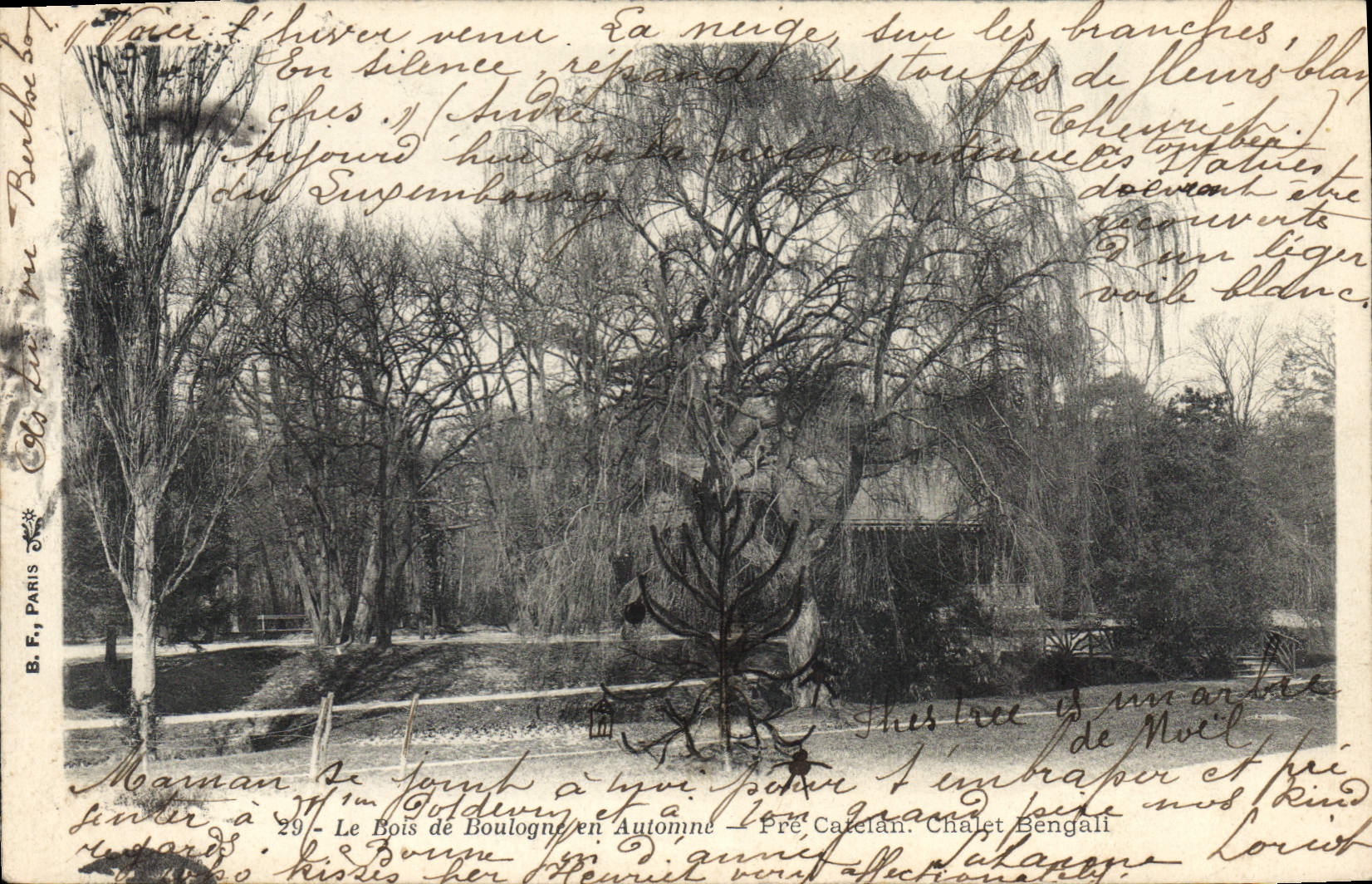 CPA Le Bois de Boulogne en Automne 