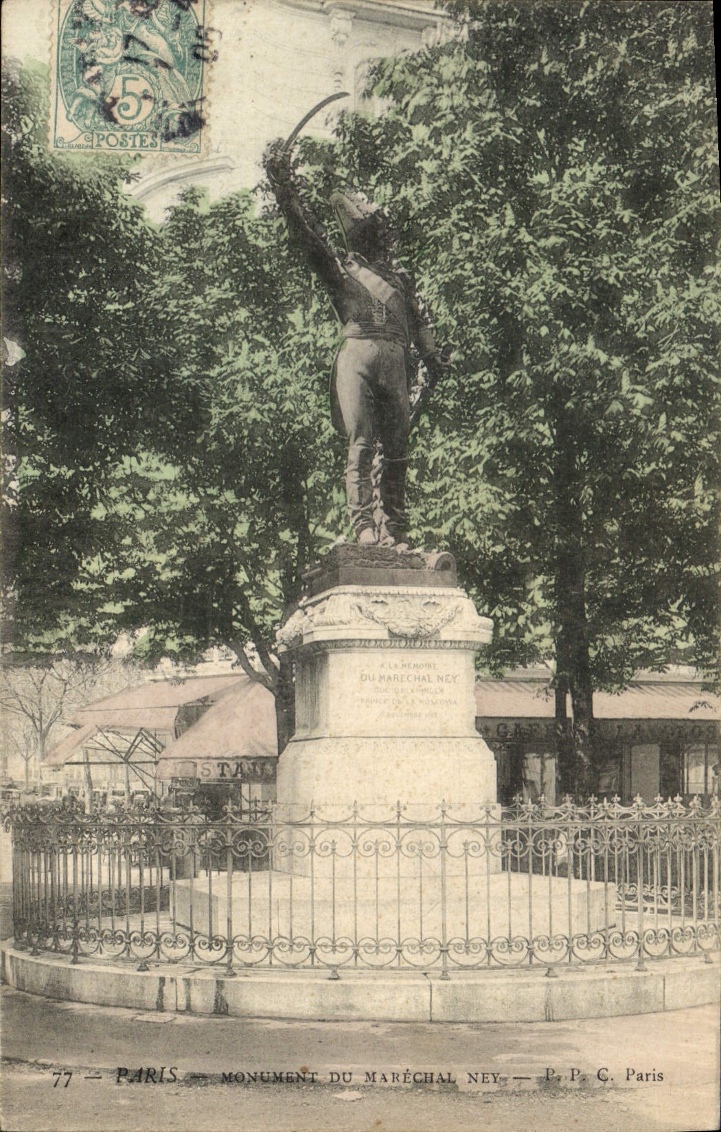CPA Paris Monument du Marechal Ney 