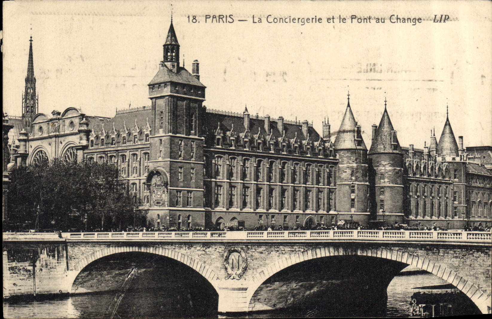 CPA Paris La Conciergerie et le Pont au Change 
