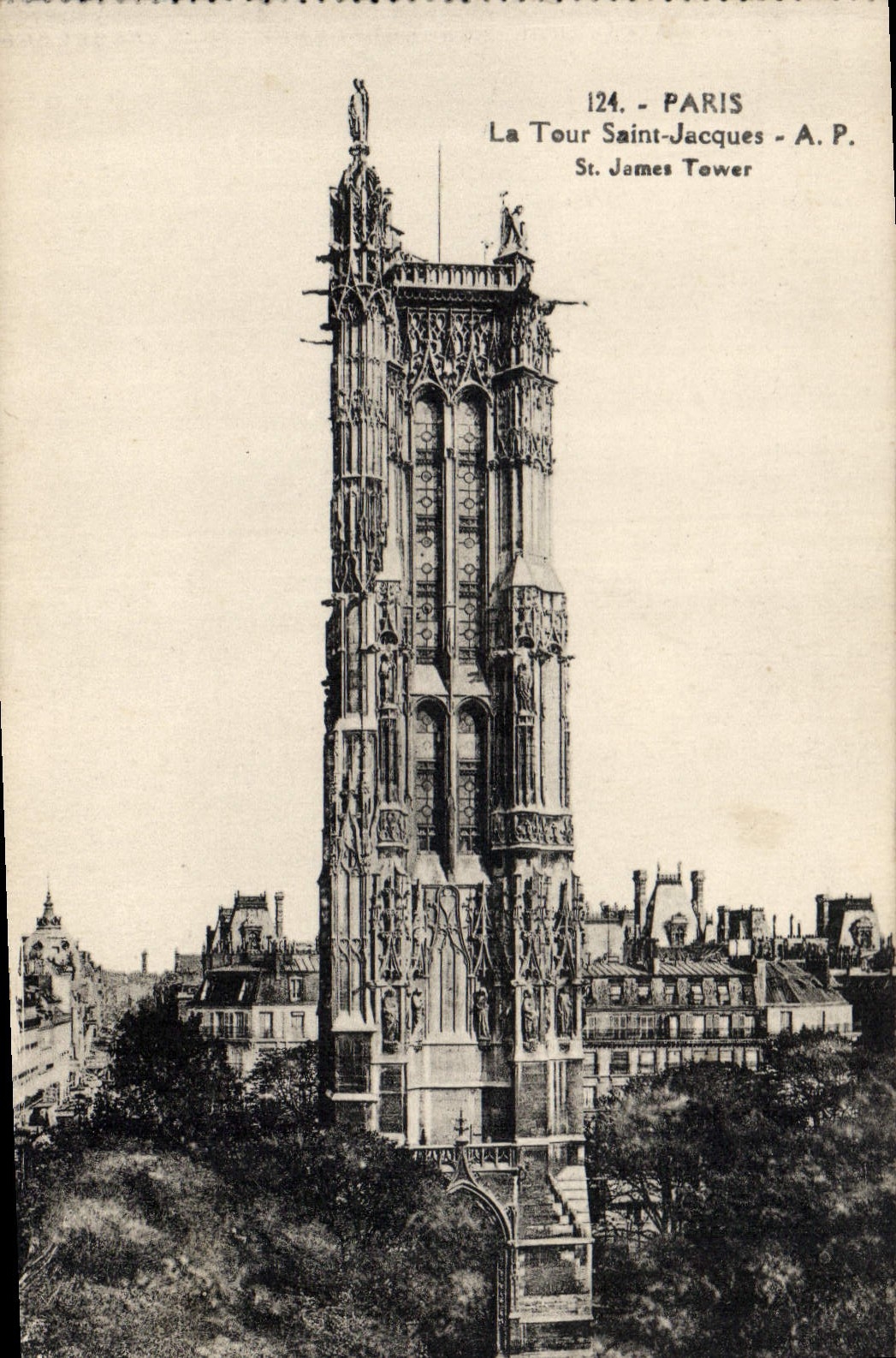 CPA Paris La Tour Saint Jacques 