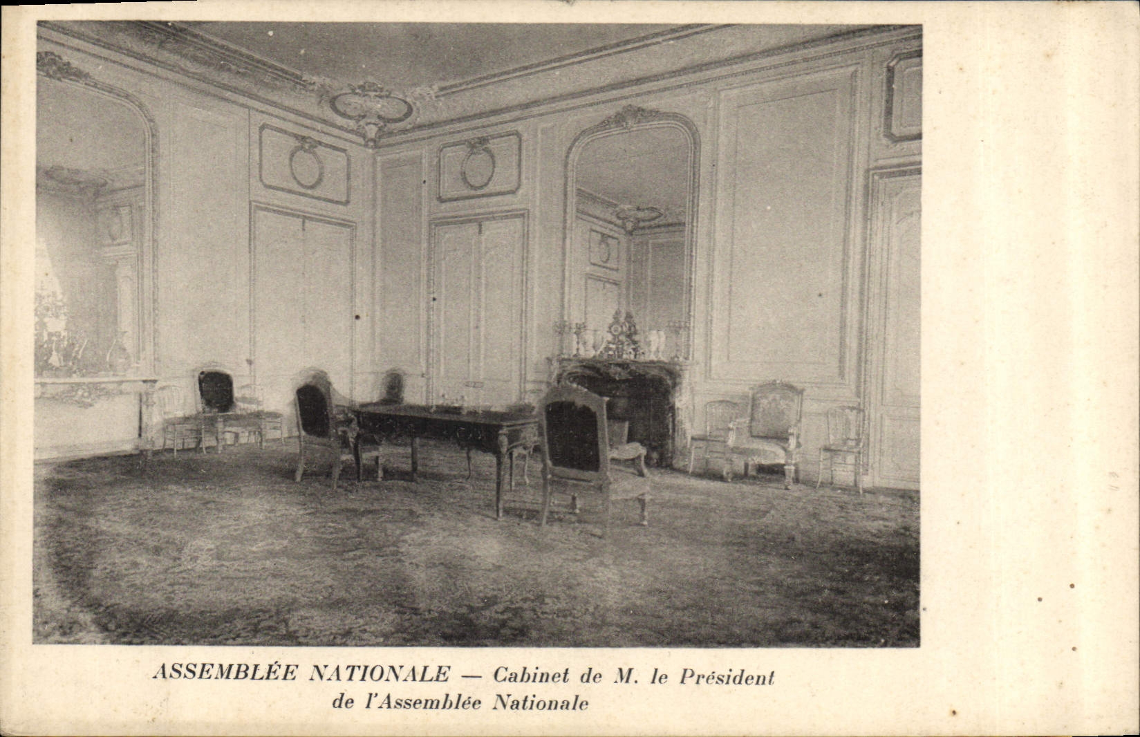 CPA Assemblee Nationale Cabinet de M le President de l'Assemblee Nationale 