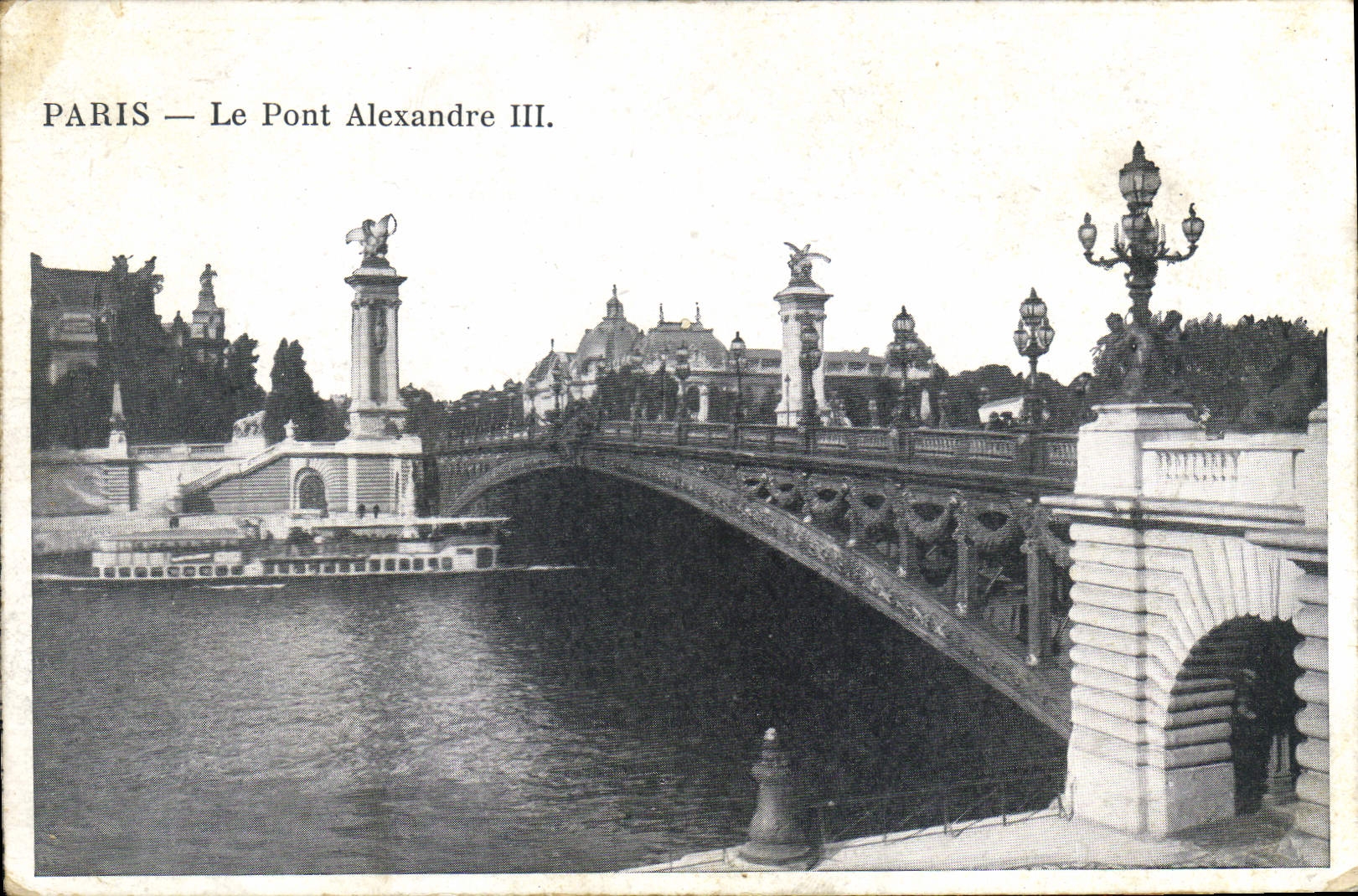 CPA Paris Le Pont Alexandre III 