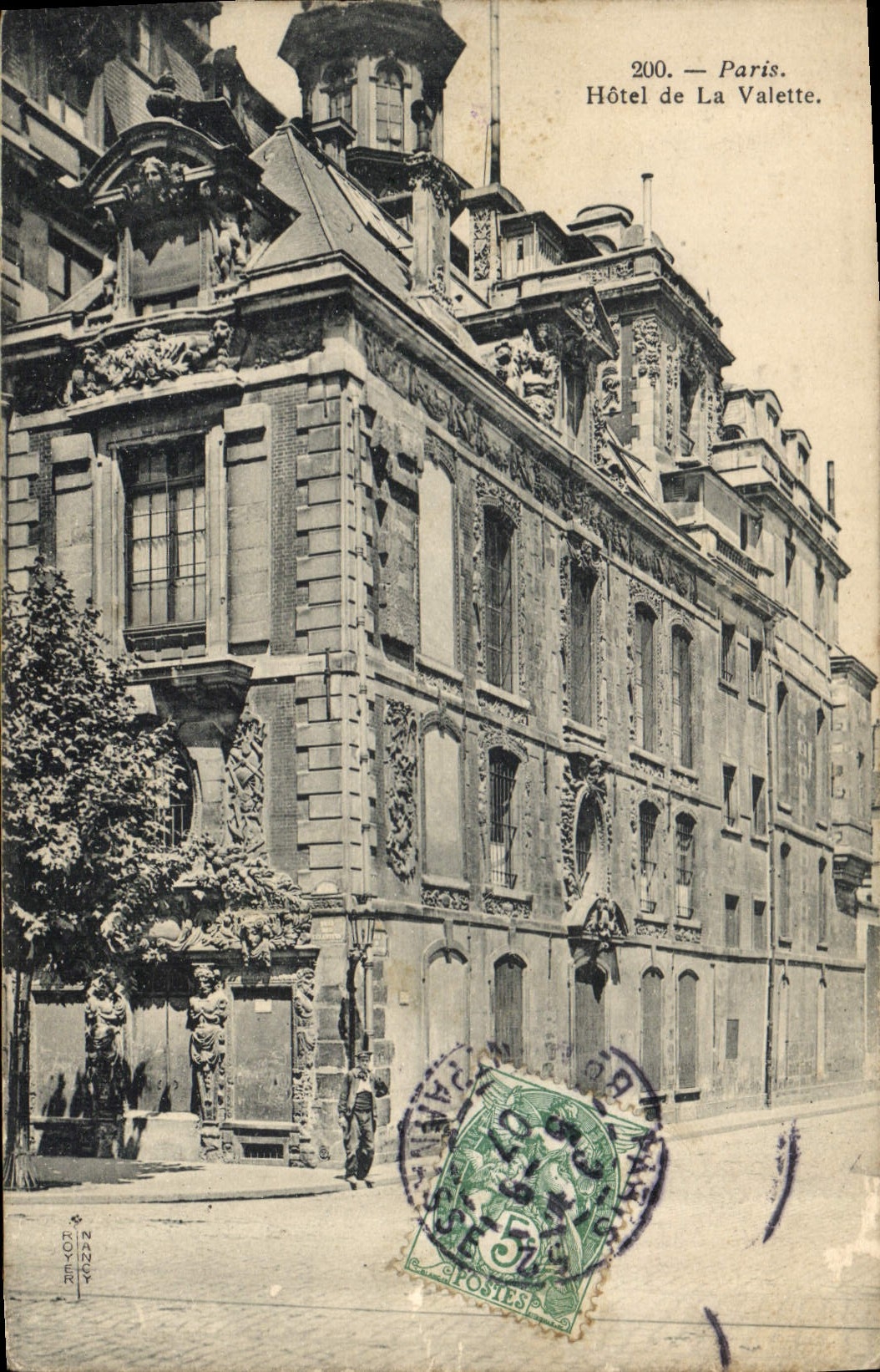 CPA Paris Hotel de la Valette