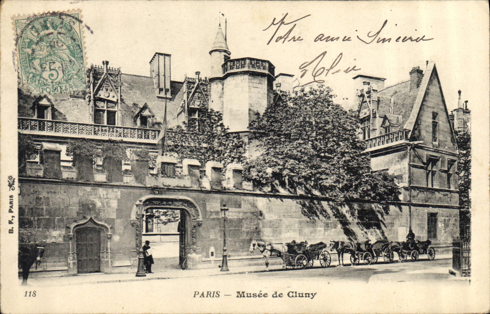 CPA Paris Musee de Cluny 