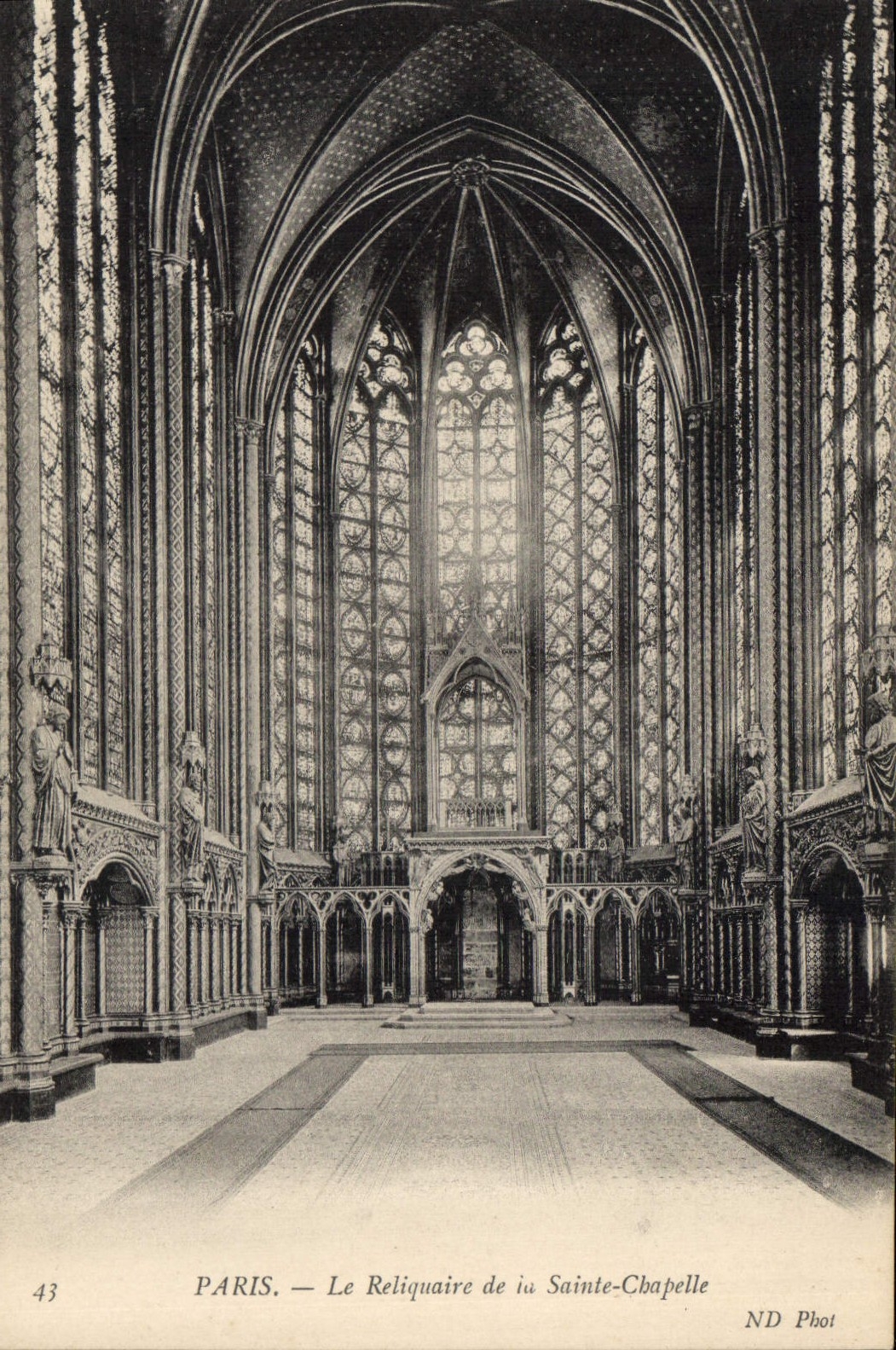 CPA Paris Le Reliquaire de la Sainte Chapelle 