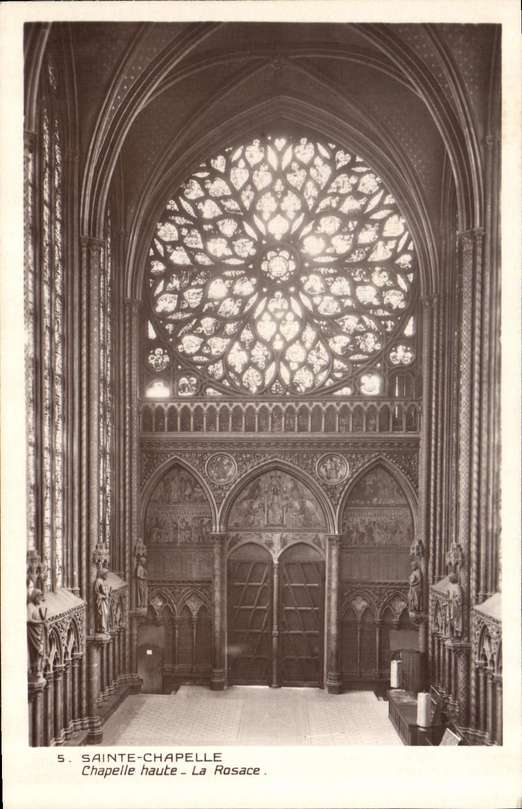 CPA Sainte Chapelle Chapelle haute La Rosace 