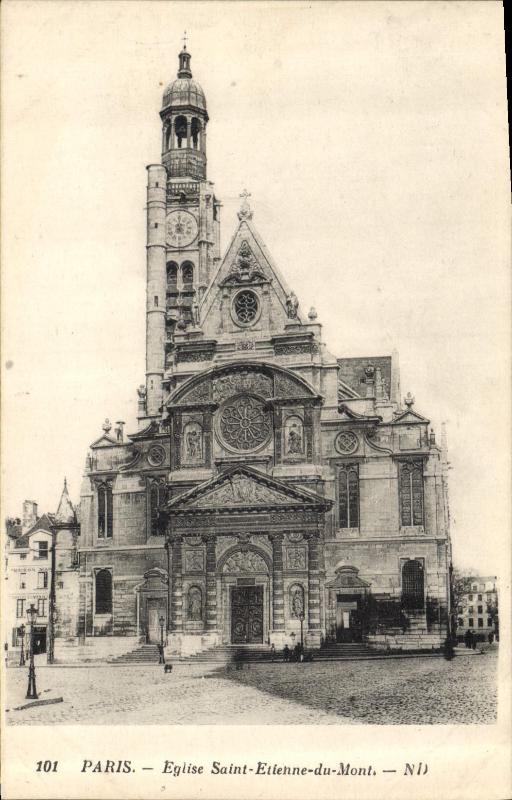 CPA Paris Eglise Saint Etienne du Mont 