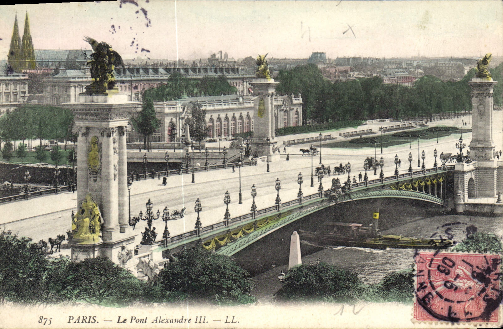 CPA Paris Le Pont Alexandre III 