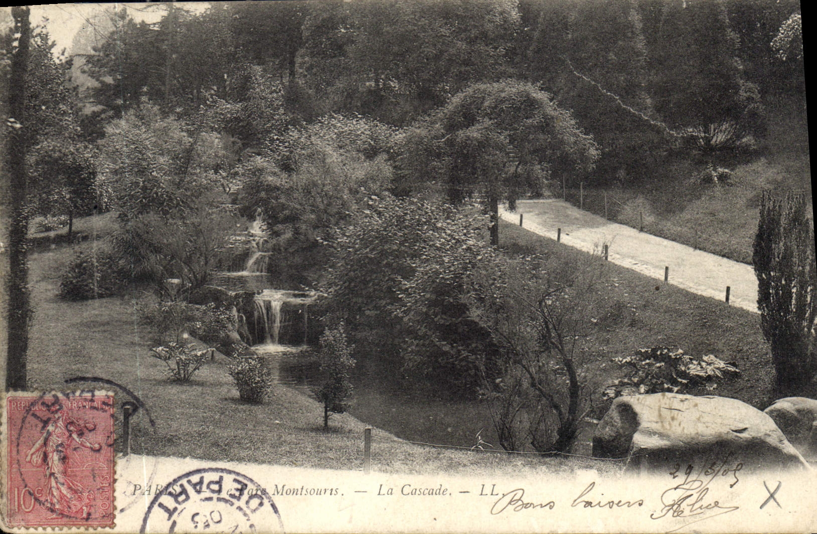 CPA Paris la Cascade Parc de Montsouris