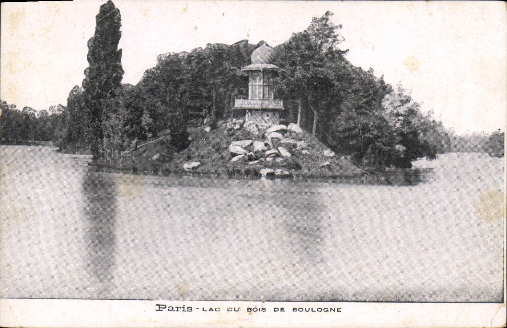 CPA Paris Lac du Bois de Boulogne 