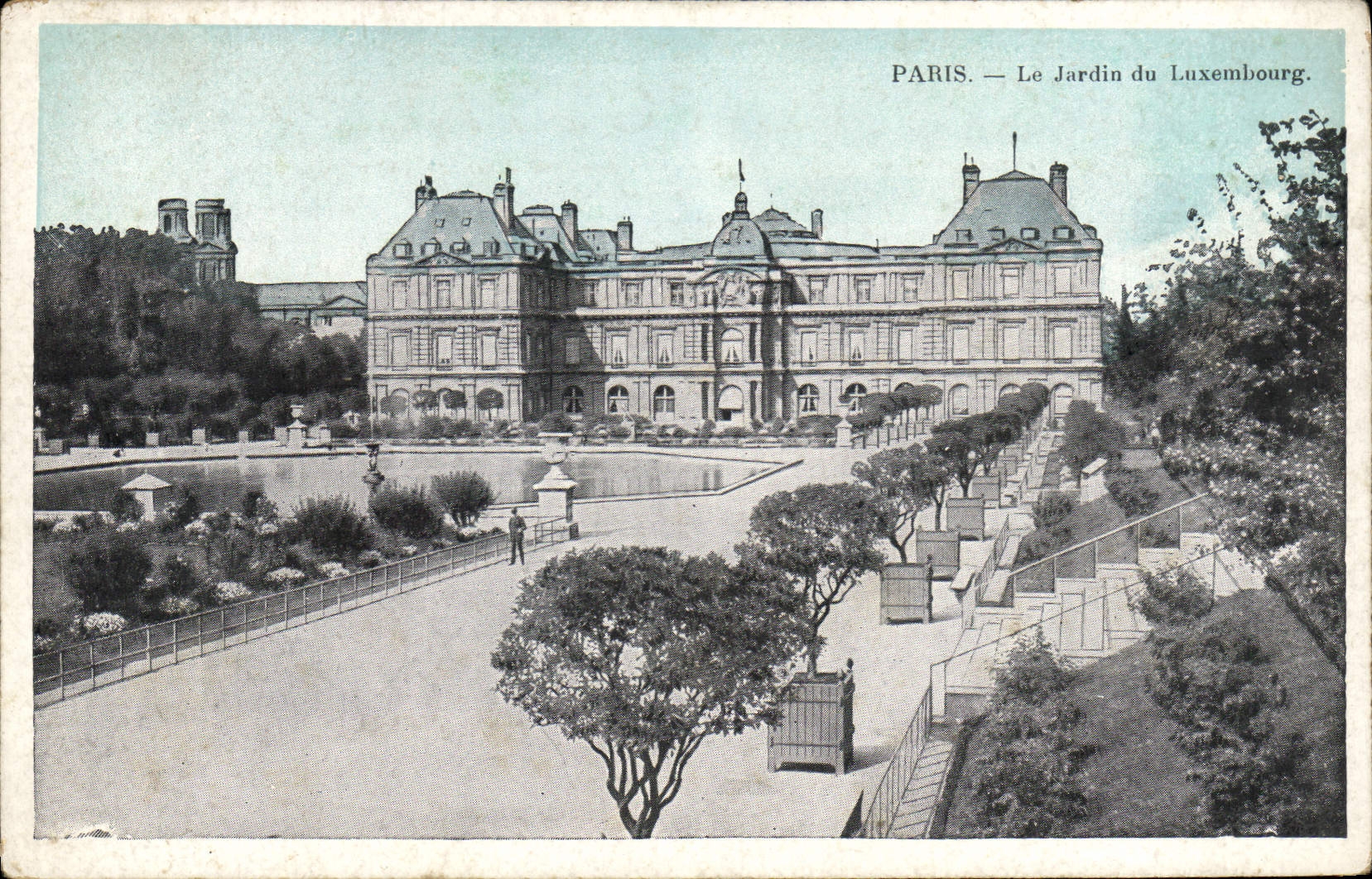 CPA Paris le Jardin du Luxembourg