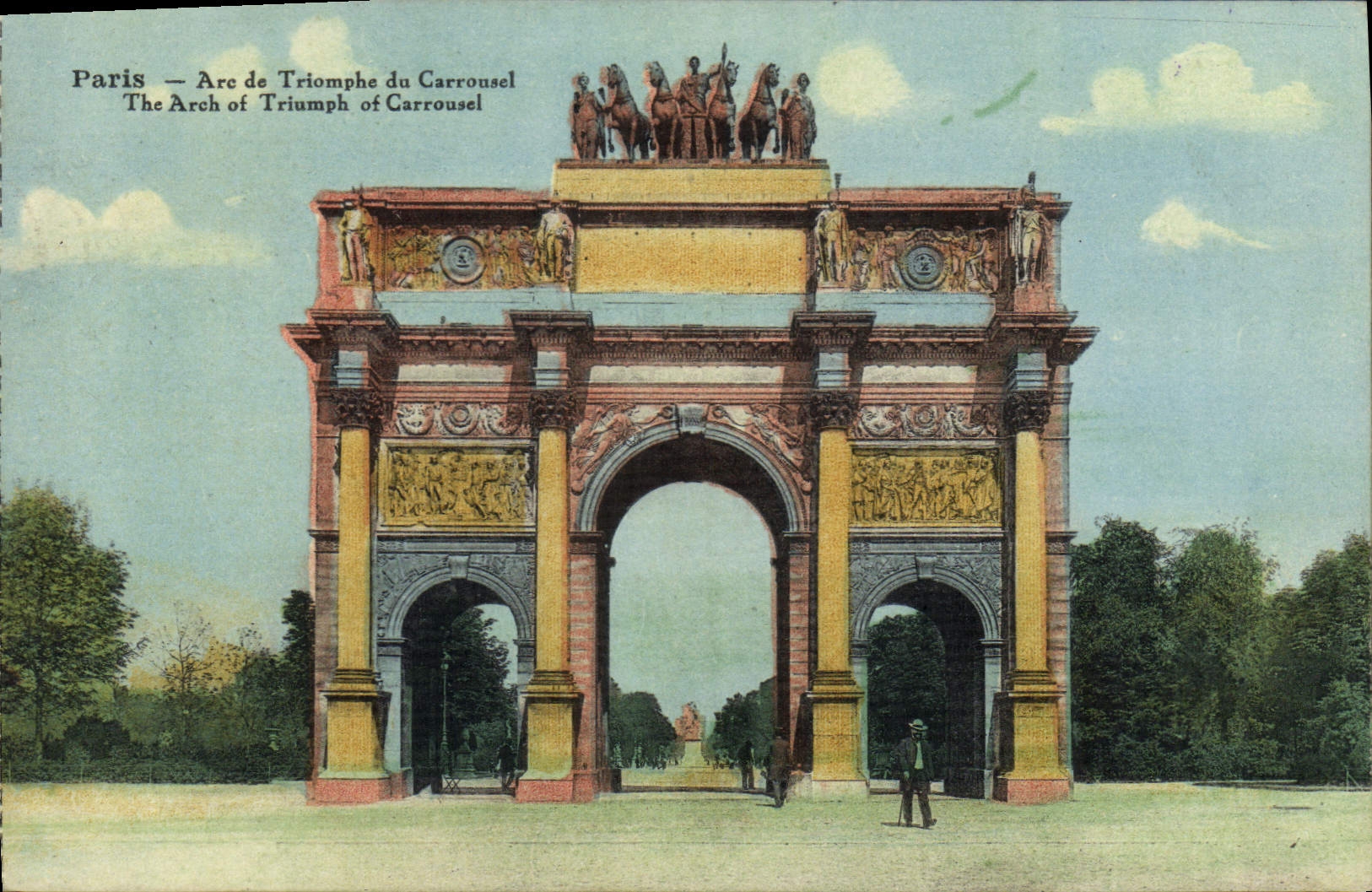 CPA Paris Arc de Triomphe du Carrousel 