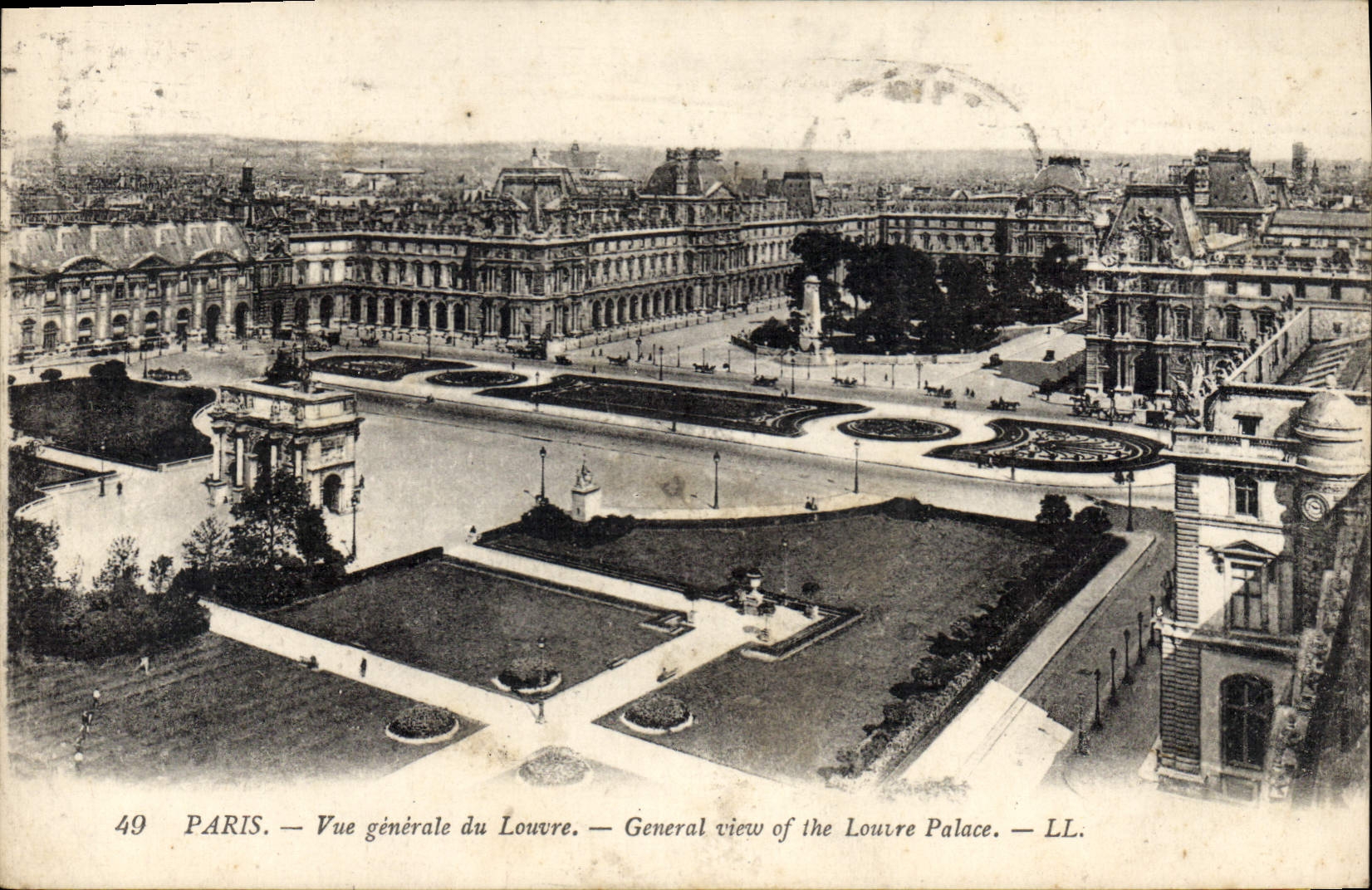 CPA Paris vue generale du Louvre 