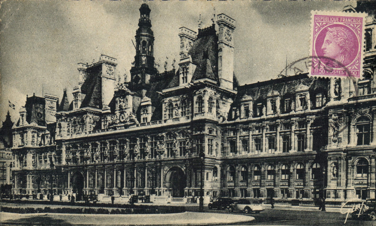 CPA Paris et ses Merveilles l'hotel de Ville 1882 