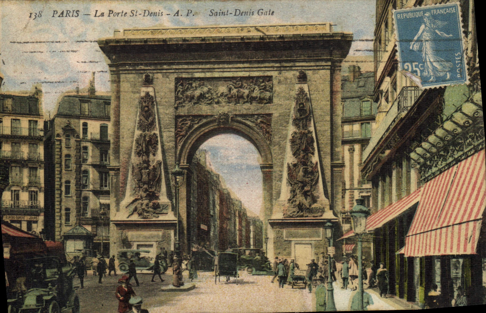 CPA Paris la Porte St Denis 