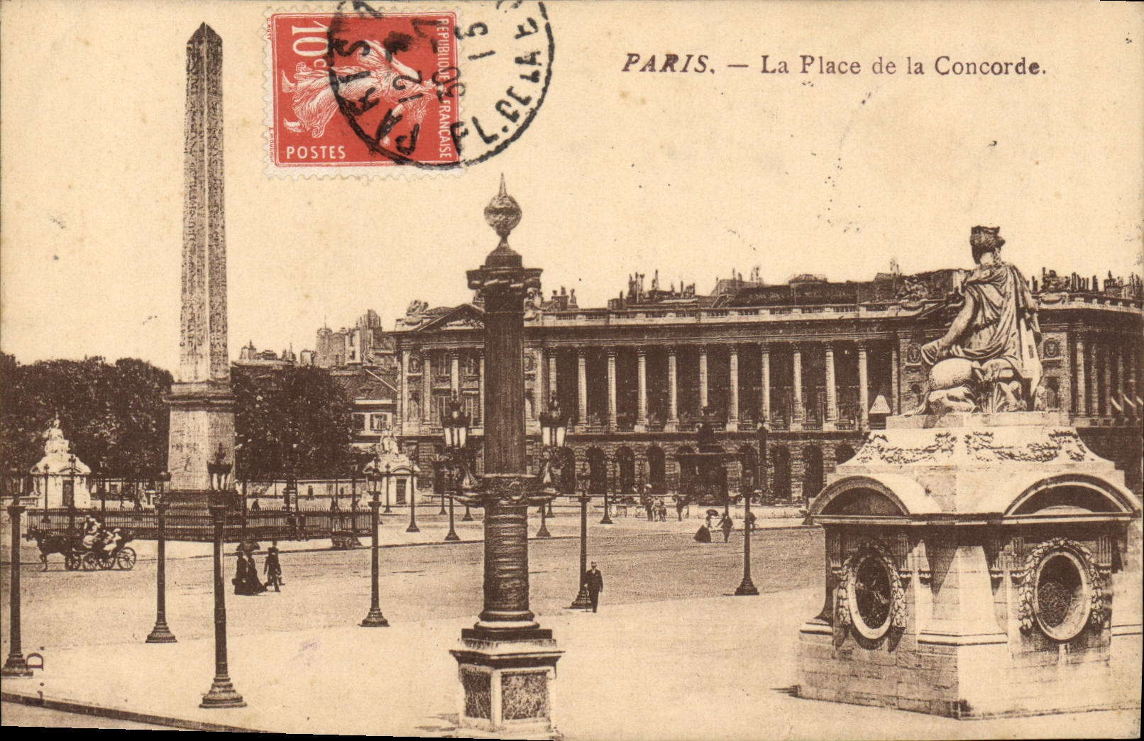 CPA Paris la Place de la Concorde