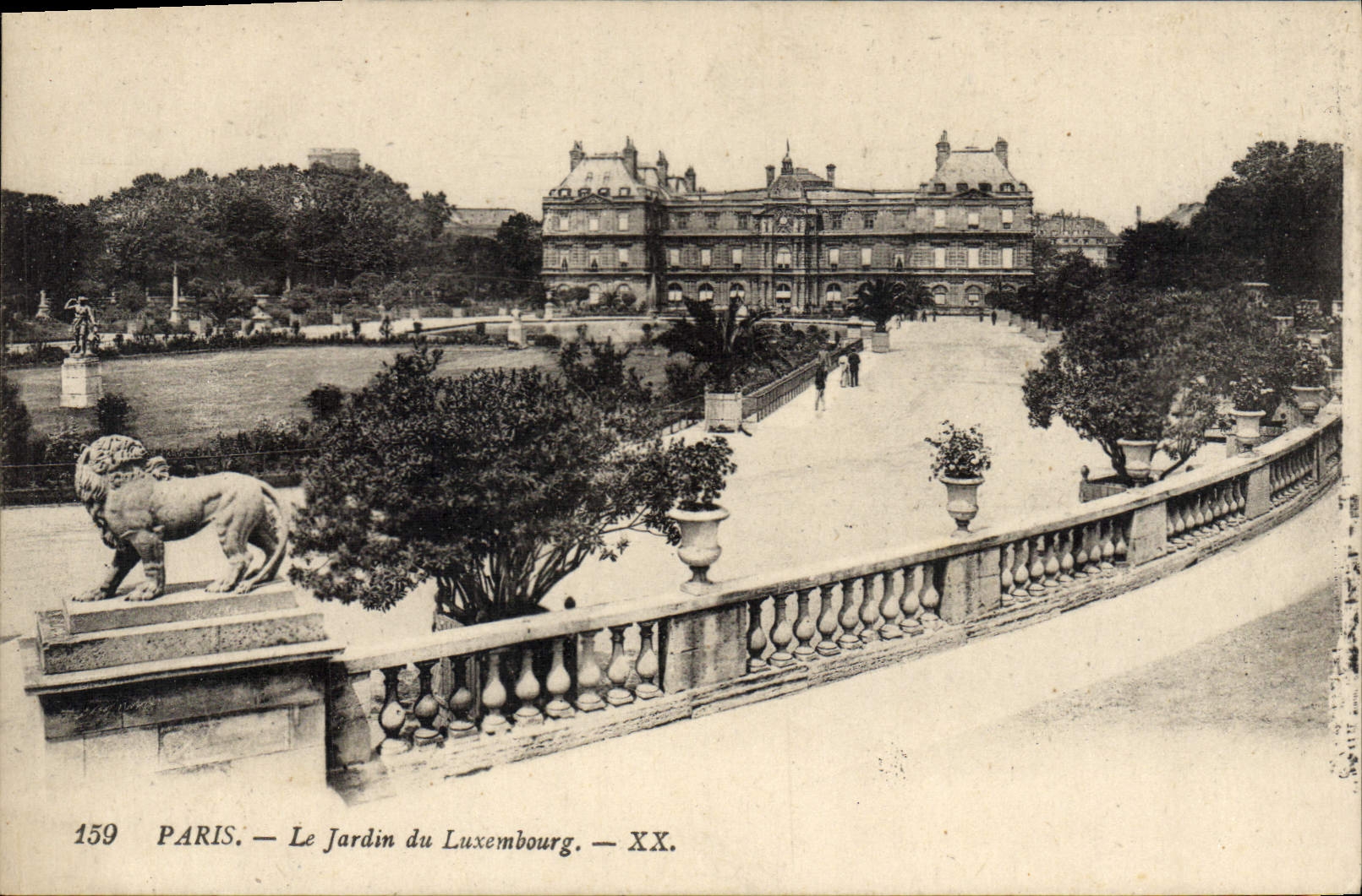 CPA Paris le Jardin du Luxembourg 