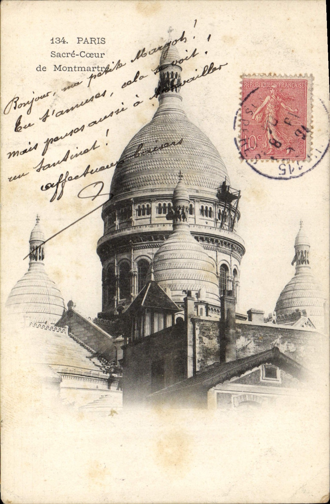 CPA Paris Sacre Coeur de Montmartre 