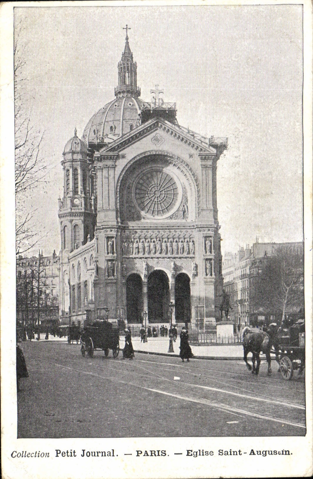 CPA Collection petit Journal Paris Eglise Saint Augustin 