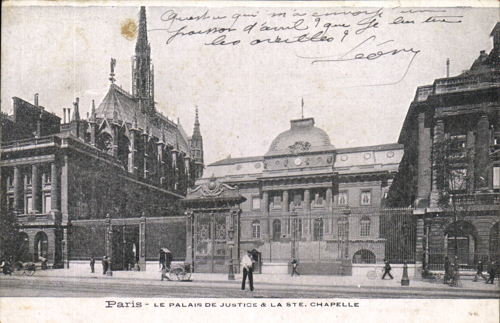 CPA Paris le Palais de Justice et la Ste Chapelle 