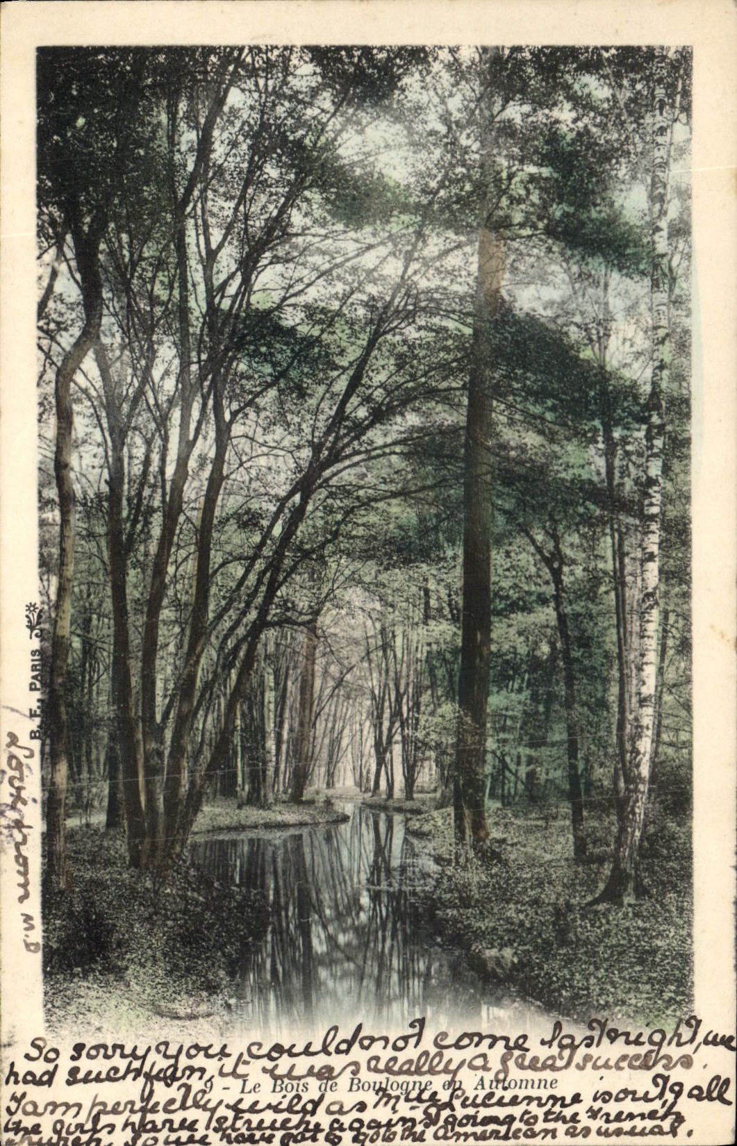 CPA Le Bois de Boulogne en Automne 