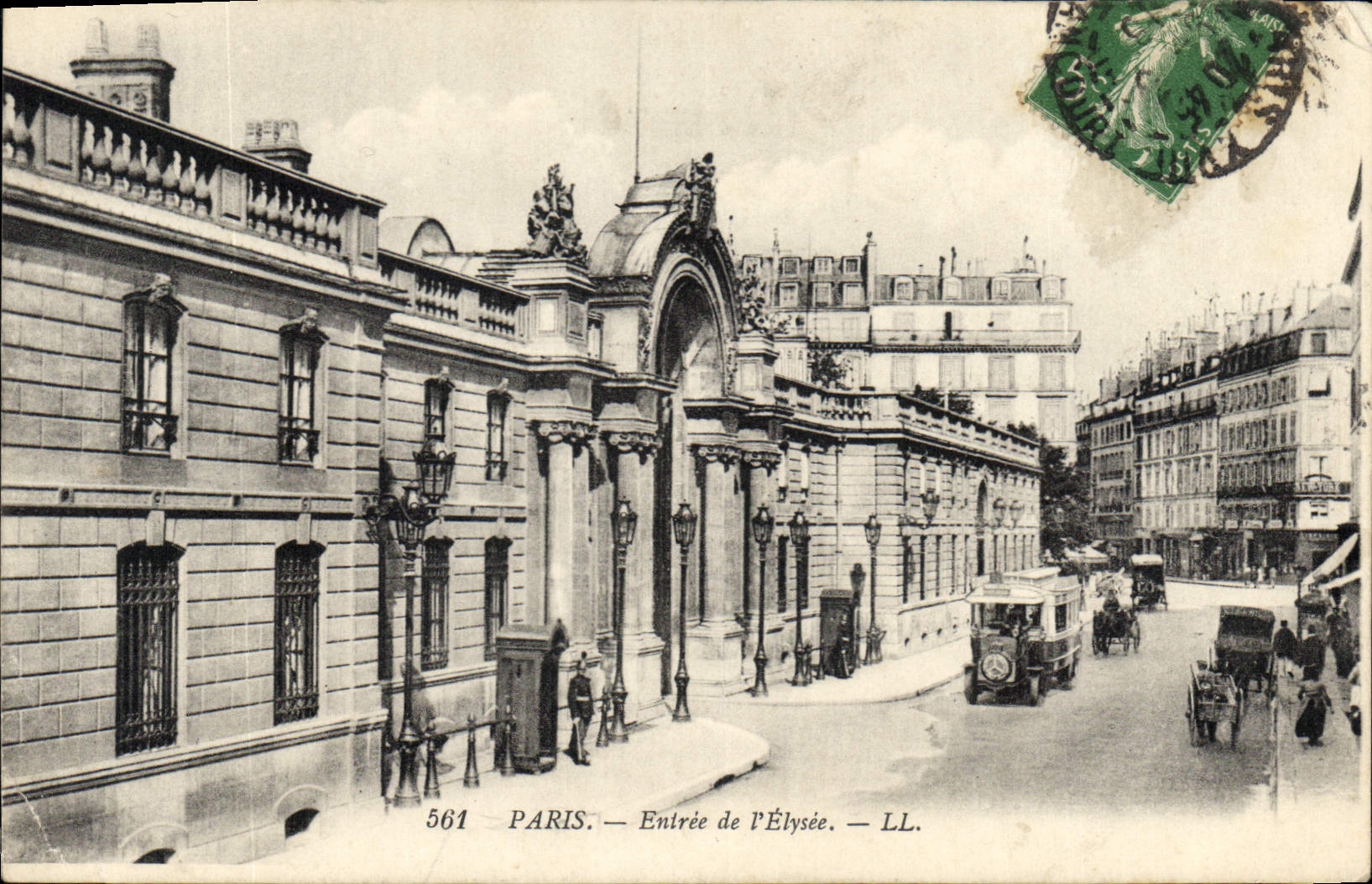 CPA Paris Entree de l'Elysee 
