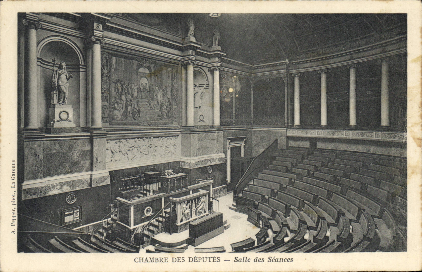 CPA Chambre des Deputes Salle des Seances