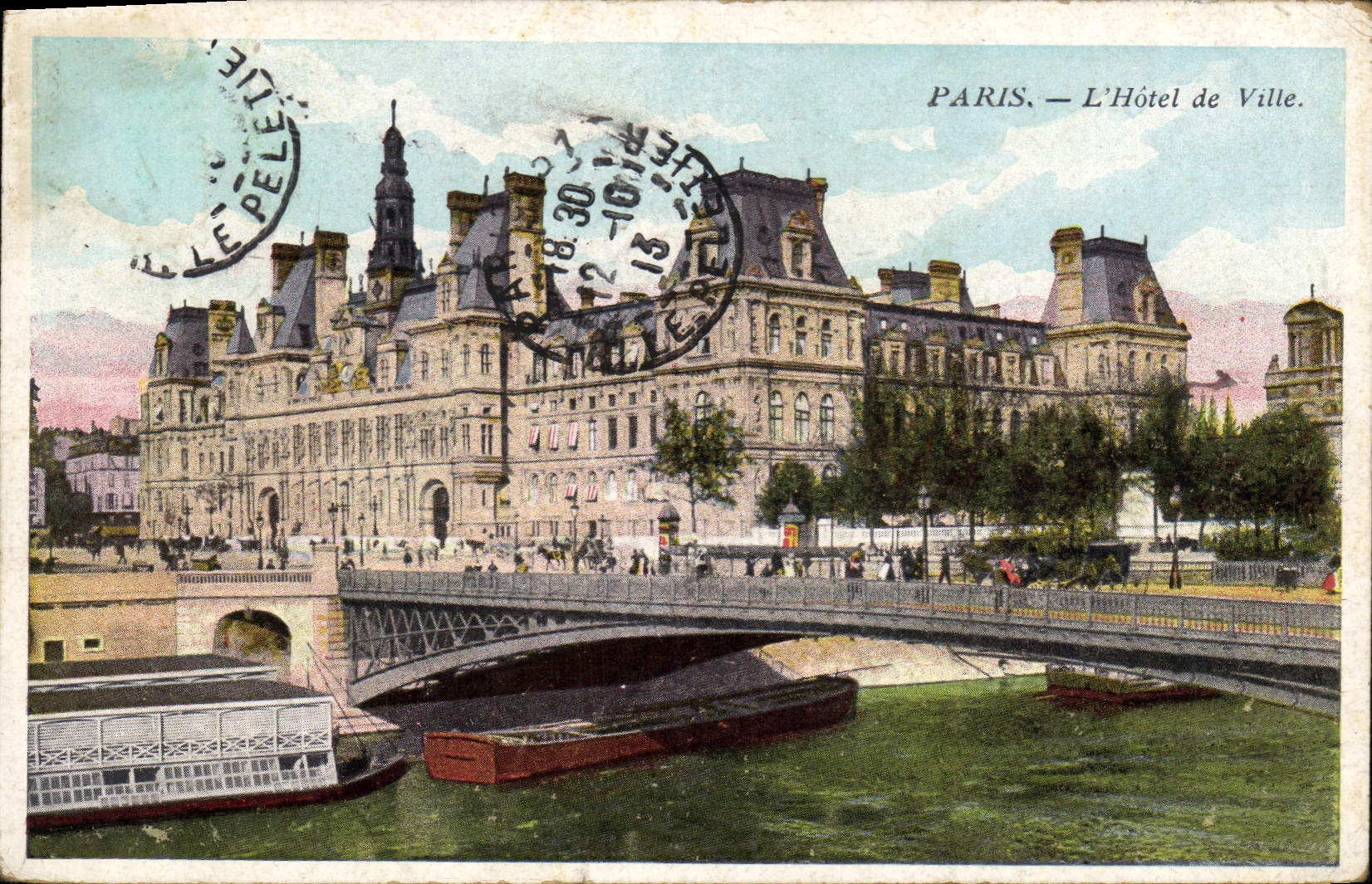 CPA Paris l'hotel de ville
