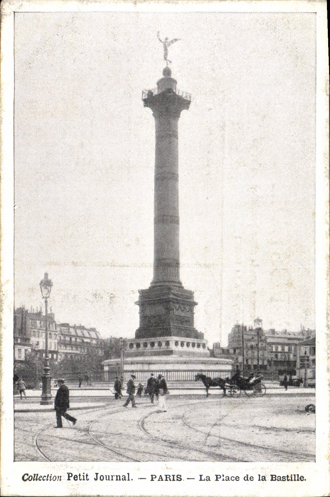 CPA Collection Petit Journal Paris la Place de la Bastille
