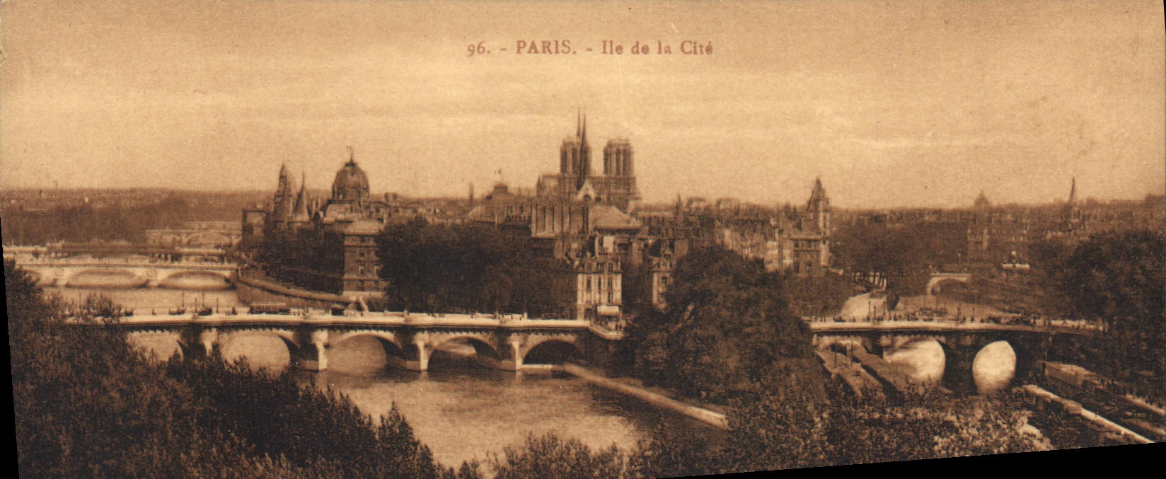 CPA Paris Ile de la Cite les Belles Choses de France