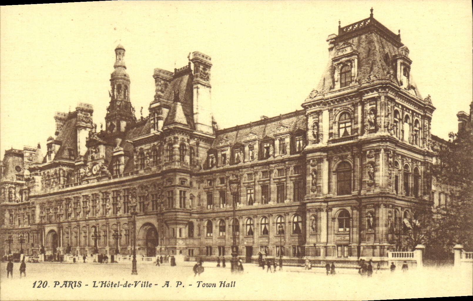 CPA Paris l'hotel de Ville 