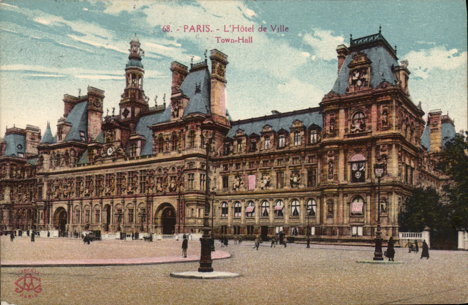 CPA Paris l'Hotel de Ville 