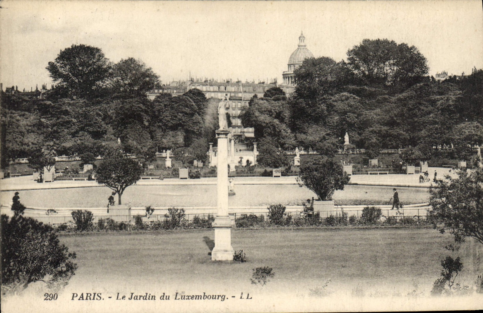 CPA Paris le Jardin du Luxembourg 