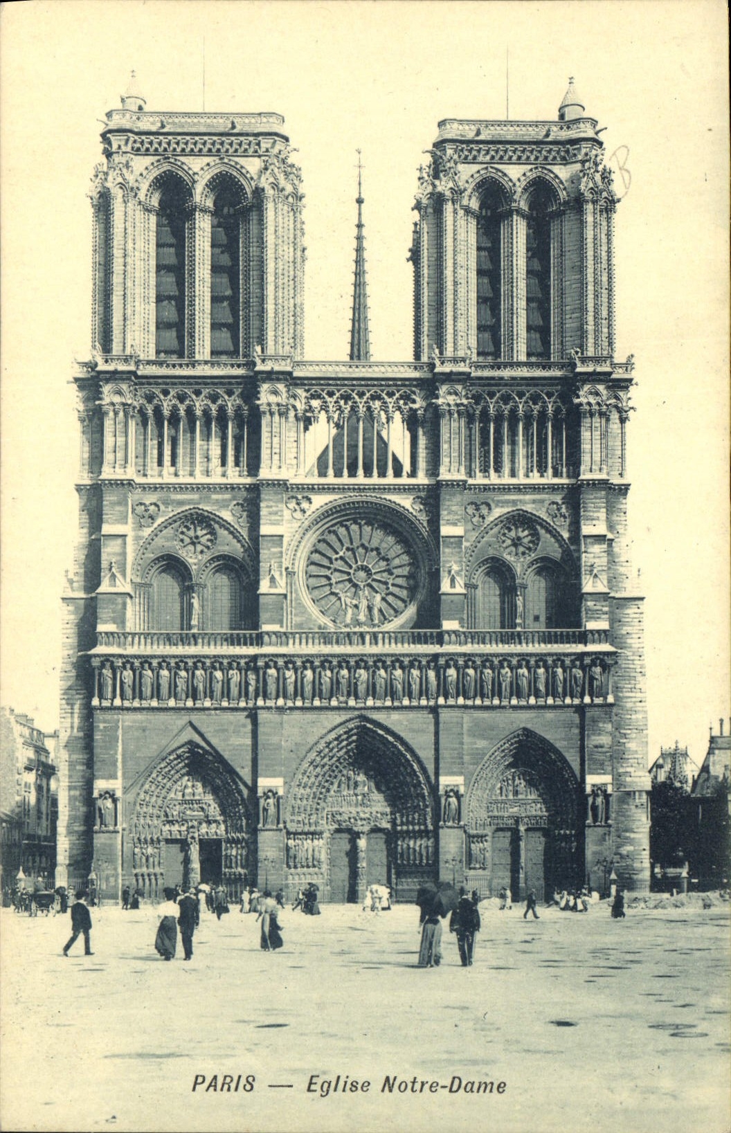 CPA Paris Eglise Notre Dame