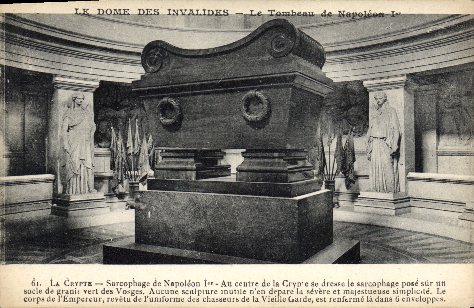 CPA Le Dome des Invalides le Tombeau de Napoleon Ier la Crypte Sarcophage de Napoleon Ier 