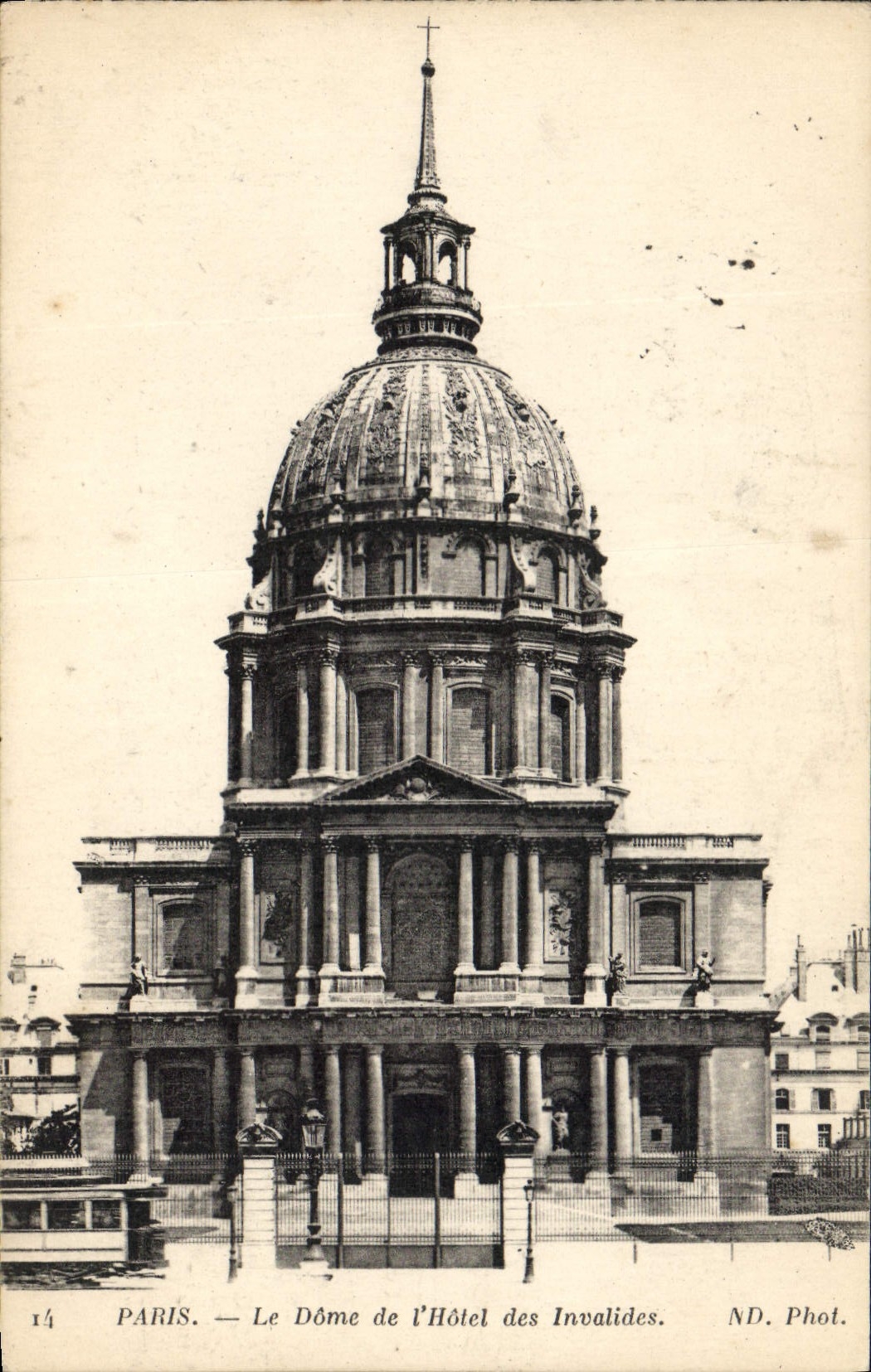 CPA Paris le Dome de l'hotel des Invalides 