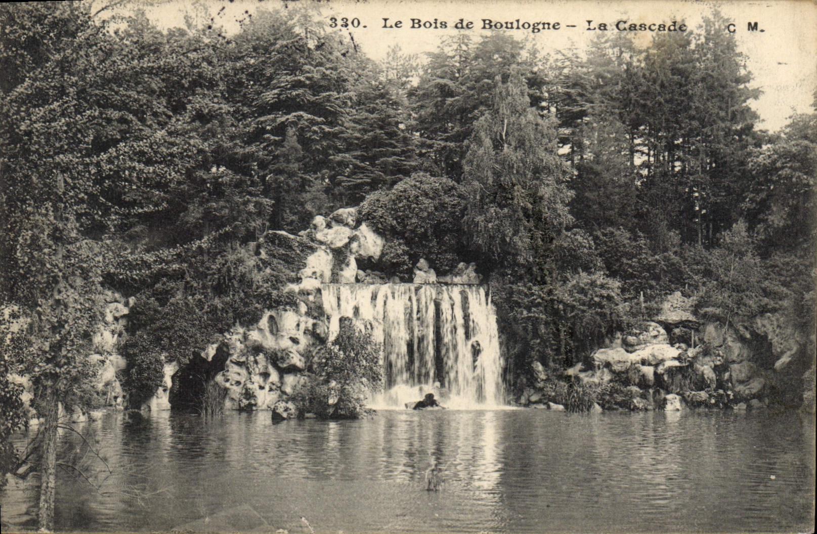 CPA Le Bois de Boulogne la Cascade 