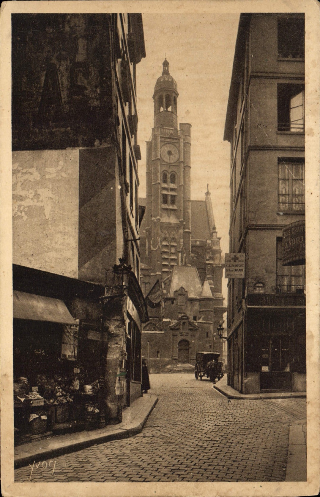 CPA Paris en Flanant Eglise Saint Etienne du Mont