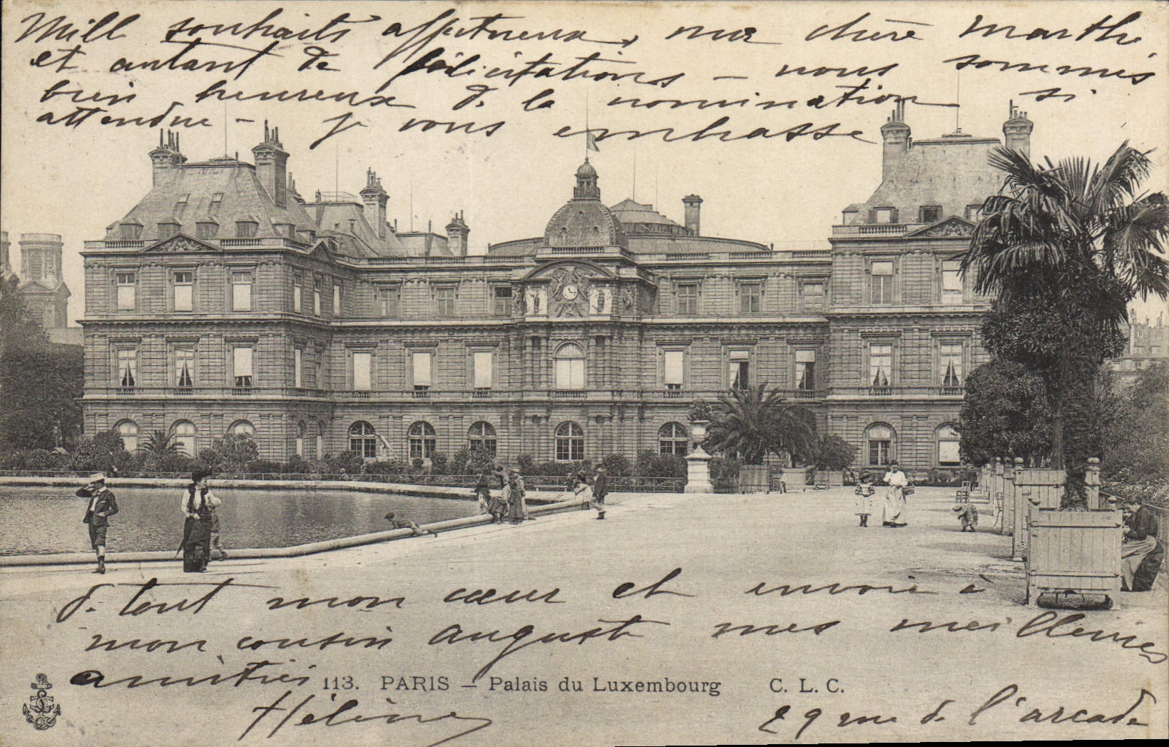 CPA Paris Palais du Luxembourg 