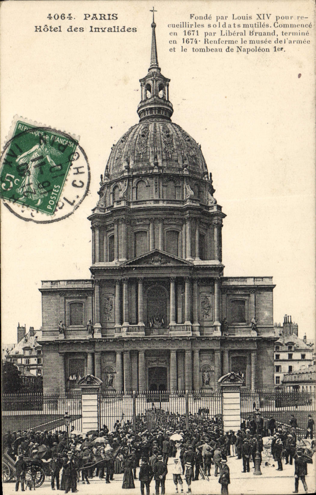 CPA Paris hotel des Invalides