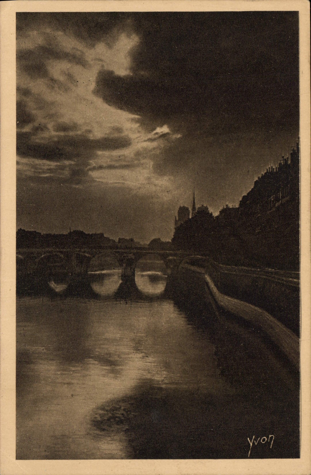 CPA Paris en Flanant la Seine au Quai de Bethune 