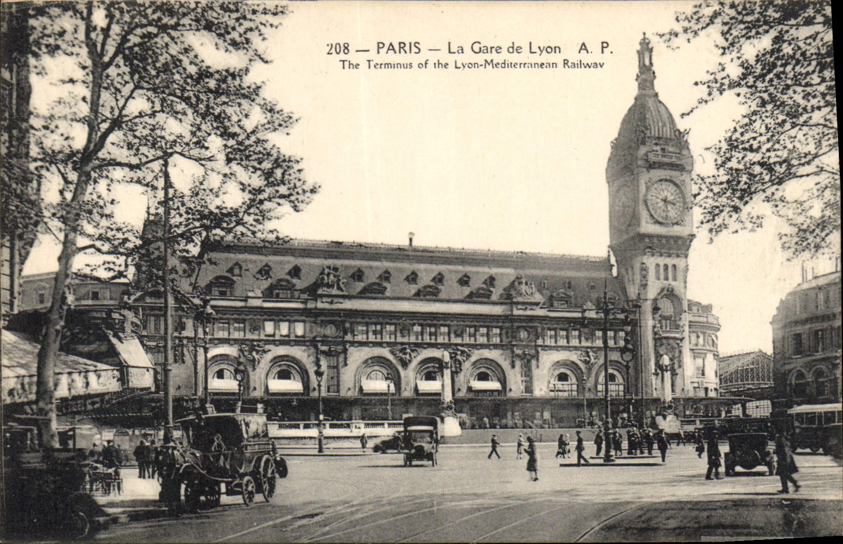 CPA Paris la Gare de Lyon