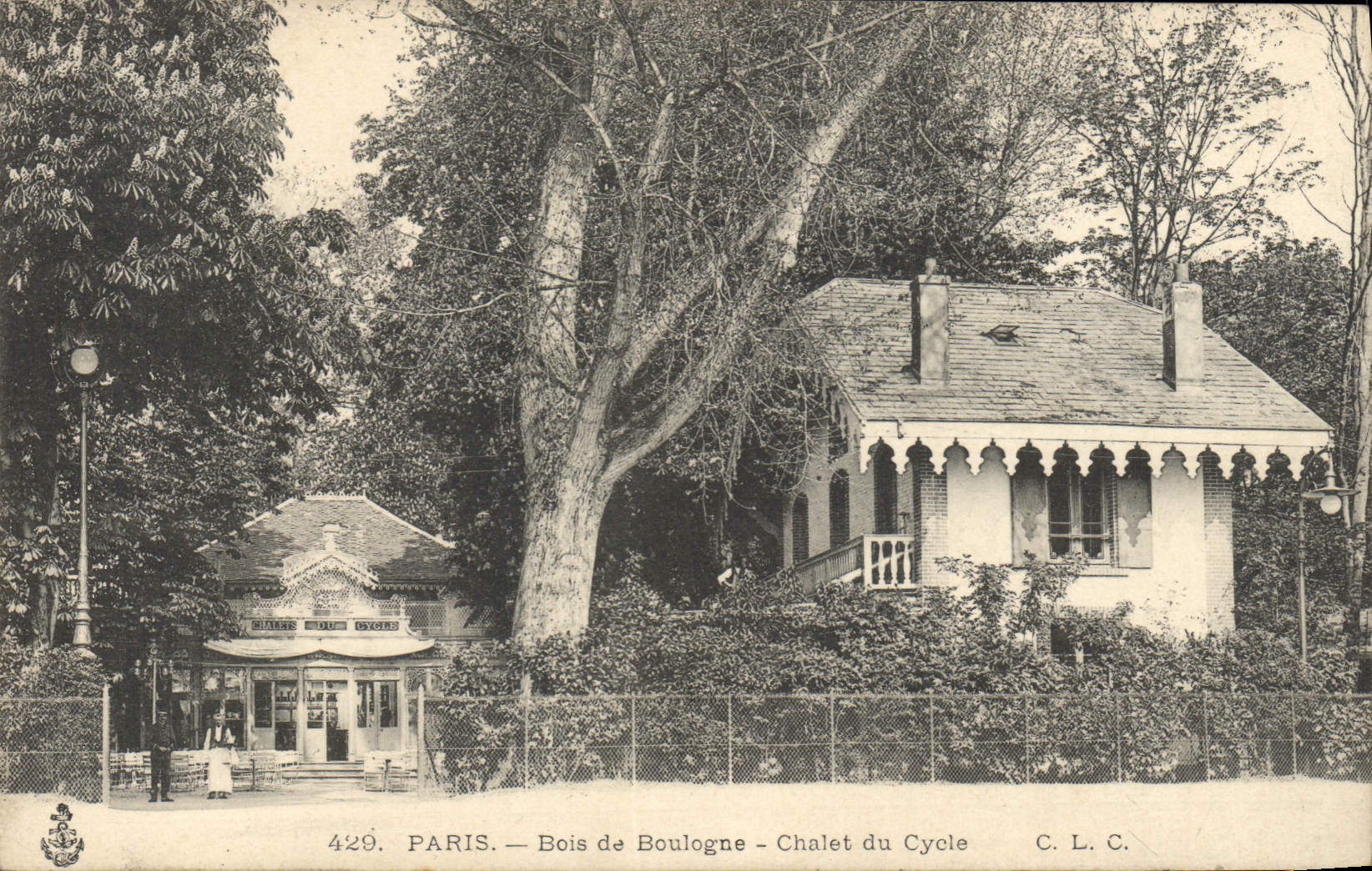 CPA Paris Bois de Boulogne Chalet du Cycle Velo