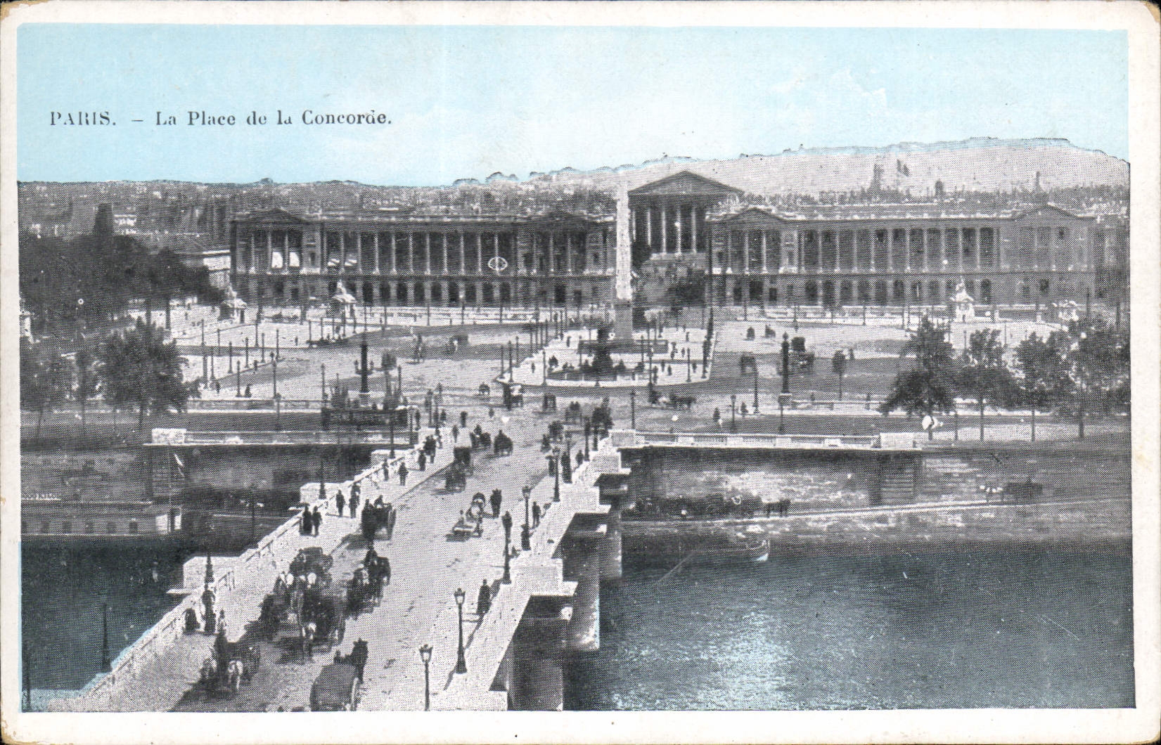 CPA Paris la Place de la Concorde