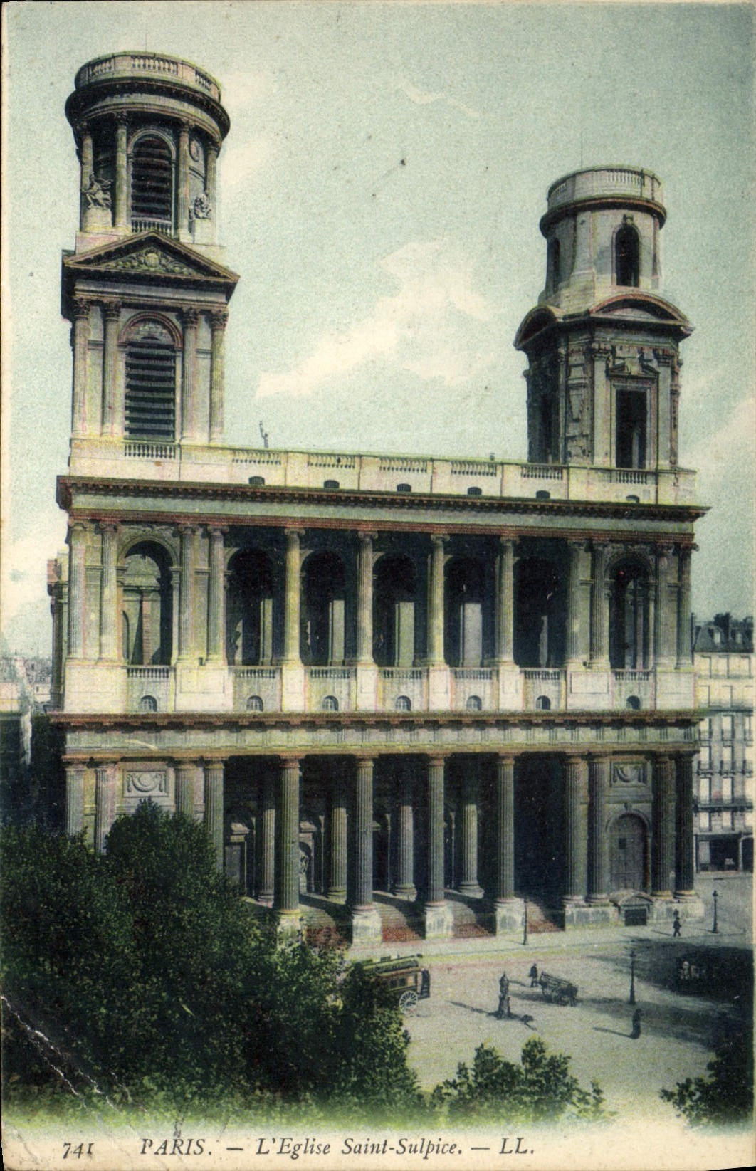 CPA Paris l'eglise Saint Sulpice 